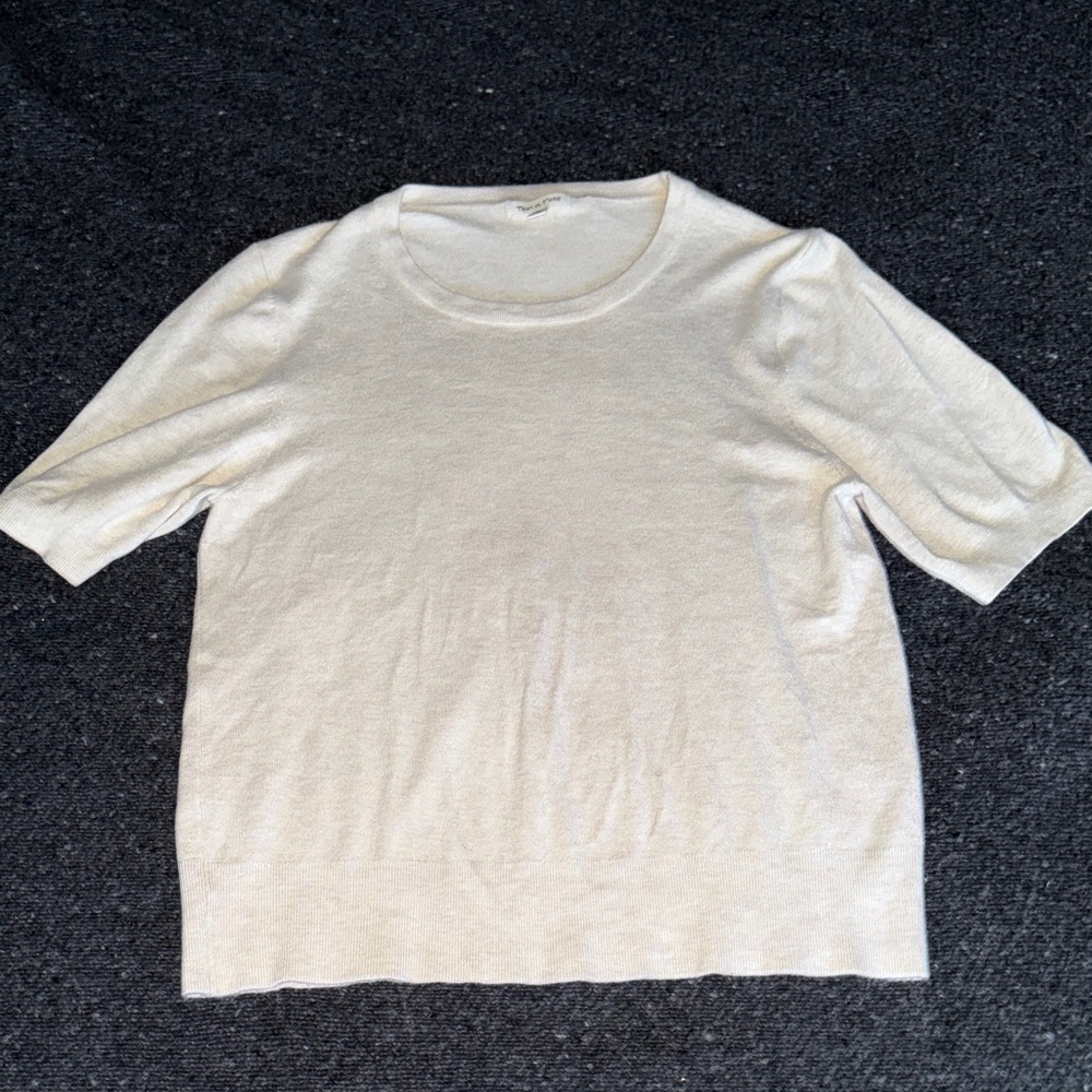 Tea n Rose Cream Casual Top